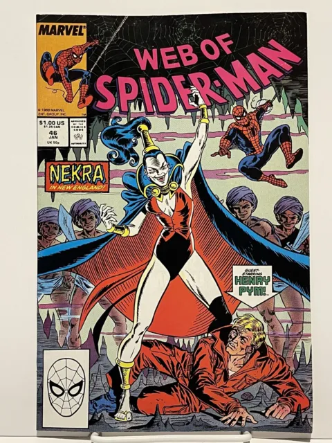 Web of Spider-Man #46 Vol. 1 (1985-1998, 2012)Marvel Comics,Direct Edition