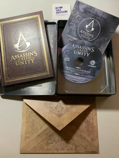 Assassins Creed Unity Bastille Edition Steelbook Buch Soundtrack ohne Spiel