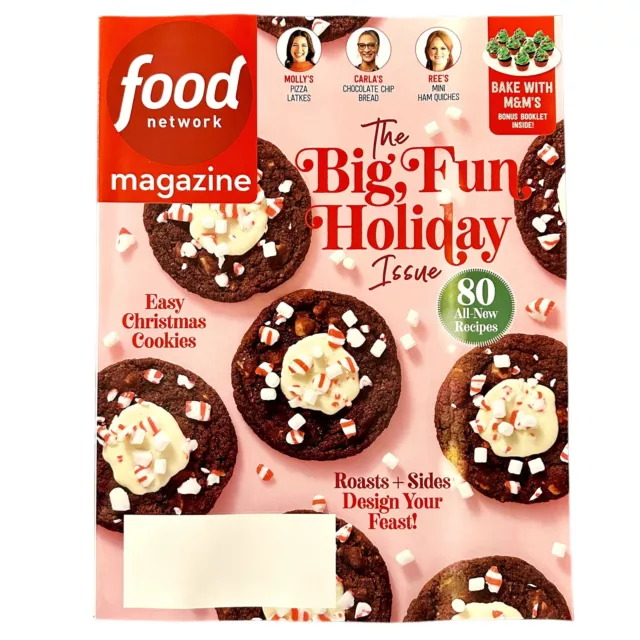 FOOD NETWORK MAGAZINE December 2023 January 2024 Cookbook Holiday