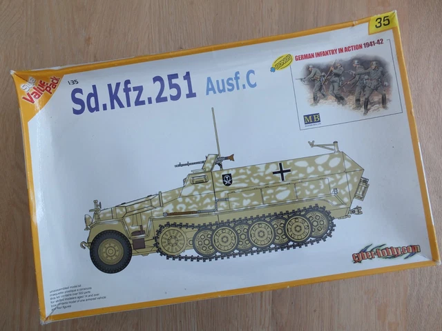 TAMIYA HANOMAG Typ D,SdKfz 251/1,, 1/35 OVP EUR 17,00 - PicClick DE