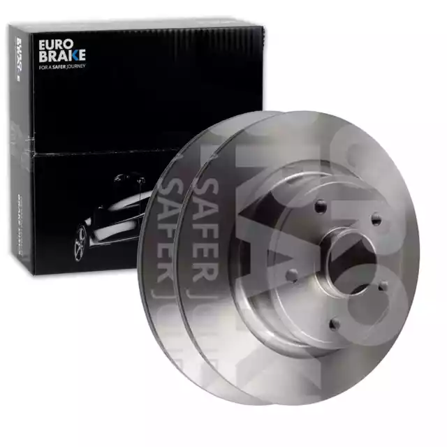 2X EUROBRAKE Disques de Frein 274mm Plein Arrière Pour Renault Grand Laguna