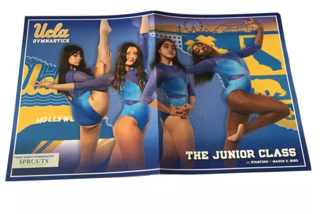 2023 UCLA Gymnastics Junior Class Poster NCAA
