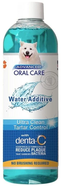 Nylabone Avanzado Oral Cuidado Aditivo Agua Ultra Limpio Sarro Mando para Perros