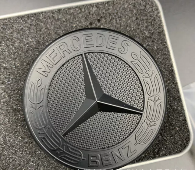 Mercedes Stern für Sprinter schwarz glänzend vorn Vergleichsnummer