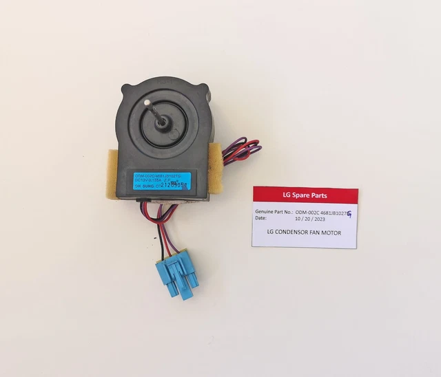 Kit Motore Ventola Condensatore LG EAU43120301 - Ricambio Originale Per Frigoriferi