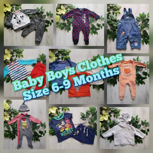 Baby Boys Make Build Your Own Bundle Job Lot Size 6-9 Months Outfit Set Jeans