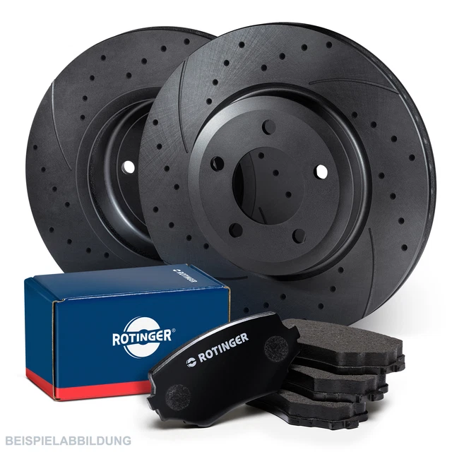 Rotinger Sport-Bremsscheiben + Beläge hinten für Audi A4 3.2 FSI 4B3 698 451