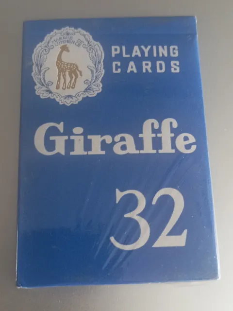 Giraffe, Playing Cards, Jeu De 32 Cartes A Jouer, Fabrication Chinoise