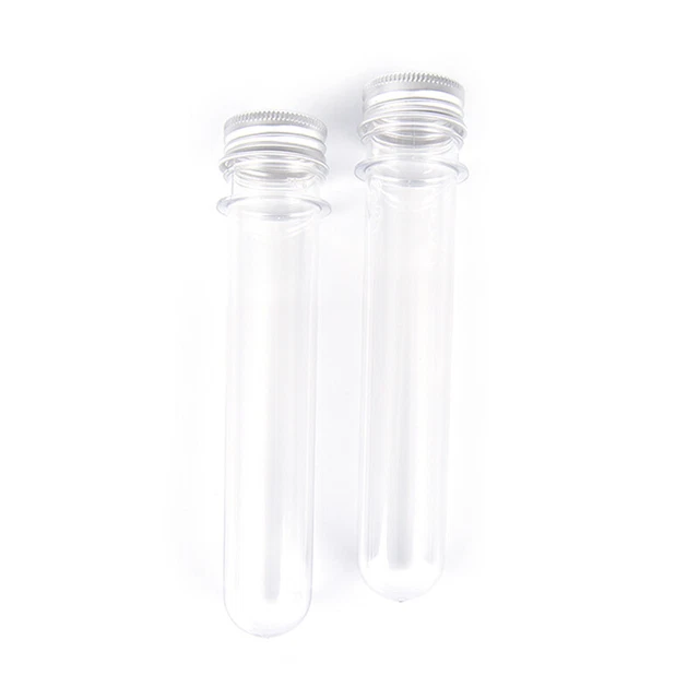 40ml transparent mask bath salt test plastic tube empty clear pet cosmetic v. Qo
