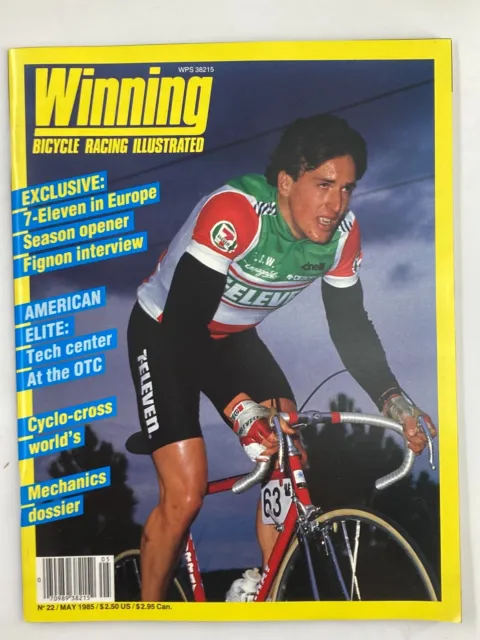 VTG Winning Bicycle Racing Illustrated May 1985 #22 Davis Phinney No Label