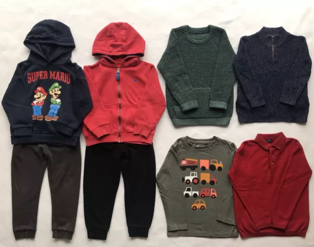 Boys Clothes Bundle age 4-5 years… Joggers,  Hoodies, Tops,  Jumpers