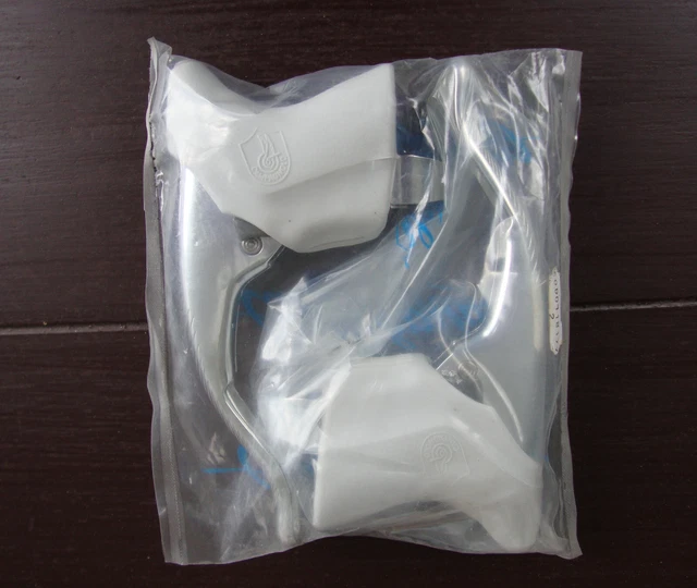 Sangles Campagnolo C-Record Croix D'aune Clips Orteil Vintage - New Old Stock - Couleur Blanche