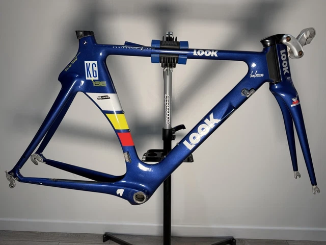 「希少」LOOK KG196 フレームセット Bicycle Frame Look Kg196 For Sale ICONIC LOOK KG196 Frame Set 53cm