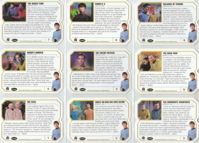 Star Trek Tos The Original Séries 50th Anniversaire - 80 Carte de Base / Set 3