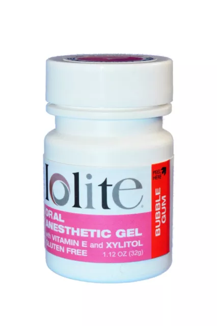 5 Bottles Dental Topical Anesthetic Gel 20%Benzocaine 1 .12 OZ Jar