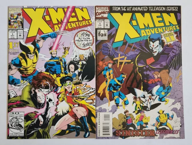 X-Men Adventures #1 Lot Set VF/NM 1st App Morph Marvel Comics 1992 & 1994