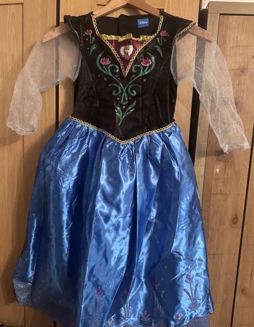 Rubie's Disney Frozen Anna Deluxe Fancy Dress Child Costume Large 7-8 Years