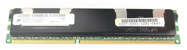 MICRON MT36JSZF51272PZ-1G4G1FE 4GB 2Rx4 PC3-10600R Ecc-Reg Serveur RAM ...