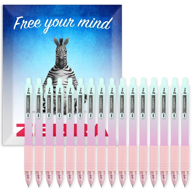 Zebra Pen Z-Grip Mini Ballpoint Pens - 11.4cm Length - Violet Ink - View #7