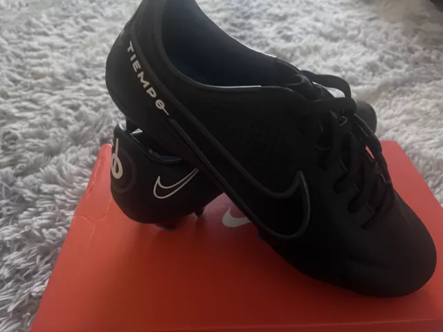 Nike Tiempo Legend 9 Pro FG Fußballschuhe in schwarz/rauchgrau - Gr. 7