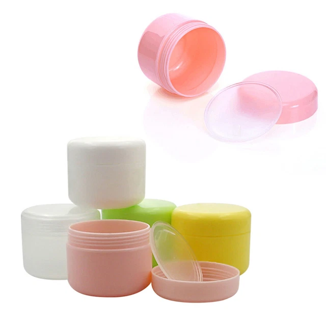10 Leere Acryl-Töpfe 5 Ml – Transparent, Für Creme, Lidschatten, DIY Kosmetik, Reisebehälter