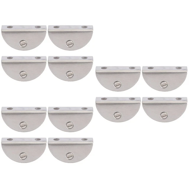 12 Pcs Glasclip Aus Edelstahl Rostfreier Stahl Halterungen Aus Glas Silver