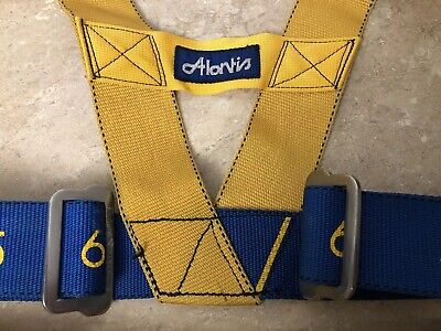 Alontis S-1424 Rock/Mountain Climbing Harness Adjustable Harness Blue & Yellow 2