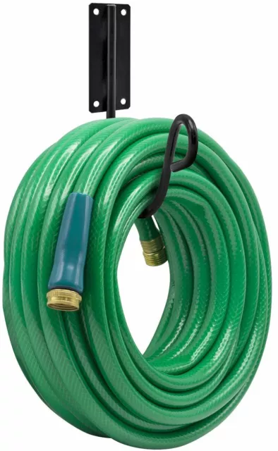 Garden Hose Holder Hook, Wall Mounted Hose Reel Water Hose Storage Hanger,