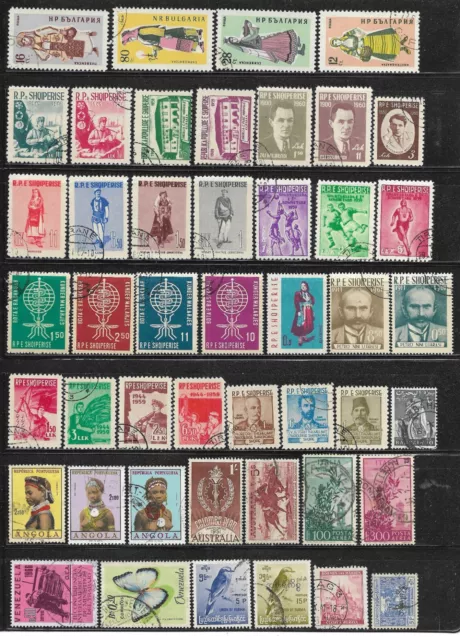 Worldwide Stamp Packet Lot of 46 all different Stamps World Wide Collection used