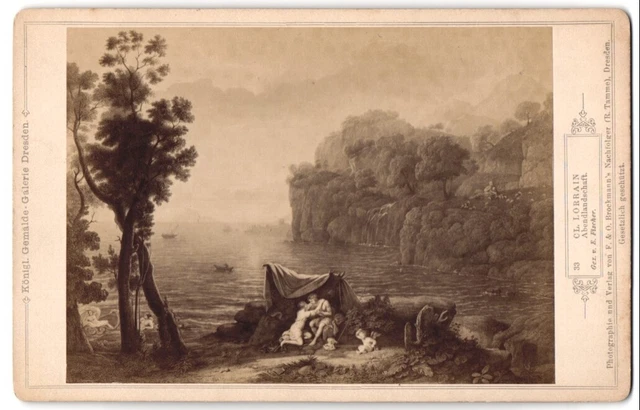 Fotografie F. & O. Brockmann´s Nachfolger, R. Tamme, Dresden, Gemälde, Abendlan