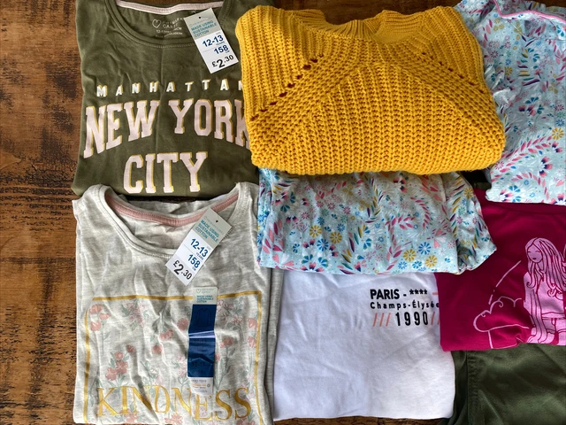 Girls Clothes Bundle Age 12-13 Monsoon, Primark, New Look, Saltrock H&M 8 Pieces 2