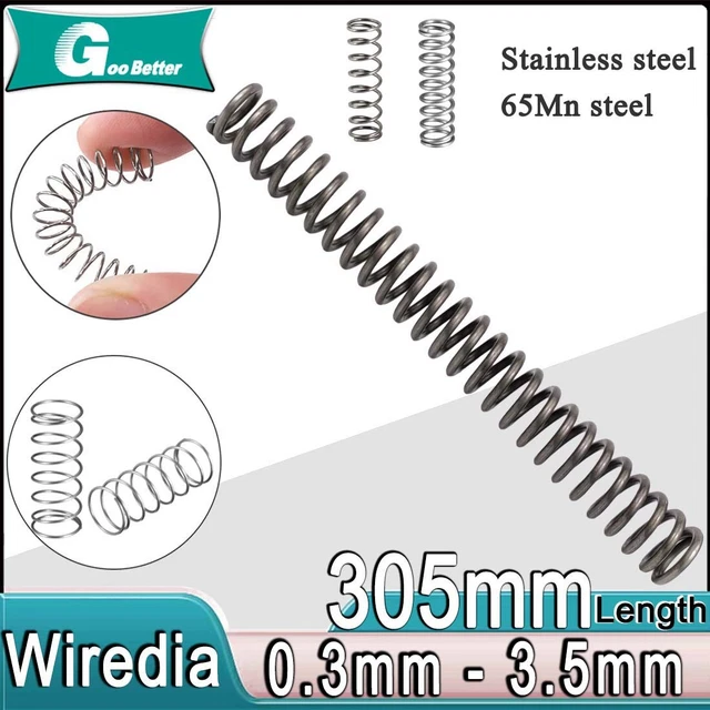 Diametro Filo Da 10 Pezzi: 1,8 Mm, Molla Di Compressione Di Rorno A Spirale In Acciaio Inossidabile 304, Diametro Esterno: 10-25 Mm, Lunghezza: 15-100 Mm - Foto 7