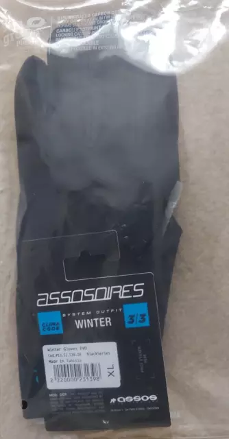 Assos Winter Gloves - Size XL NEW