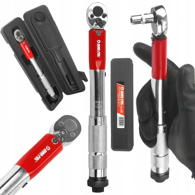 Kleine Drehmomentschlüssel 1/4" Zoll 5-25Nm Drehmoment 1/4" Werkzeug mit Koffer