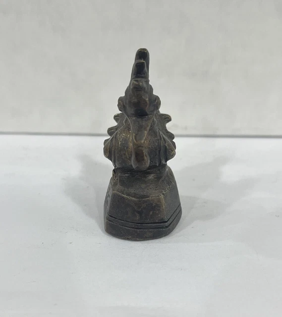 Vintage Rooster Duck Dragon Asia Antique Opium Weight  Bronze China  5.6 OZ 3