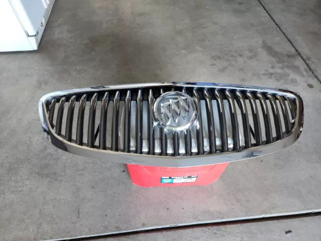 2008-2012 Buick Enclave Front Bumper Upper Grille Chrome OEM