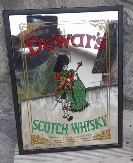 Quadro Specchio Da Pub Dewar's Scotch Whisky