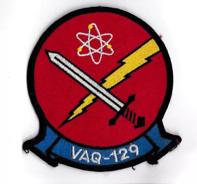 Naval Aviation VAQ-129 Squadron Patch A-6 EA-18G Growlers “The Vikings” Whidbey