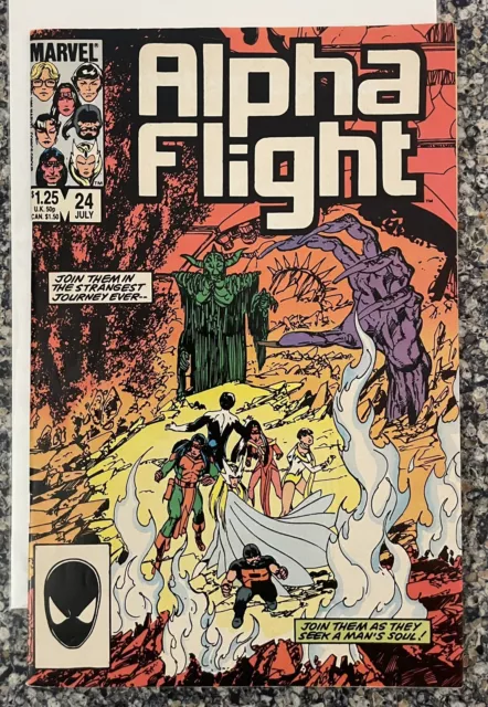 Alpha Flight Vol. 1 #24 (Marvel, 1985)- VF/NM-Combined Shipping