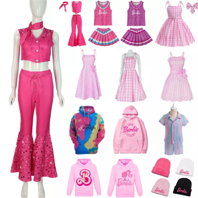 Adult Kid Boy Girl Lady Men Barbie Cosplay Costume Outfit Carnival Party AU