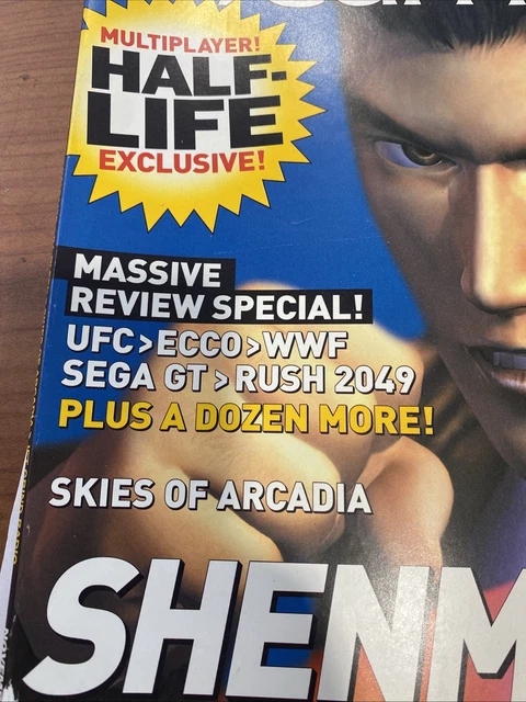 OFFICIAL DREAMCAST MAGAZINE ISSUE #8 November 2000 UFC, WWF, Ecco, Rush ...