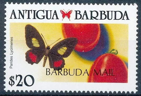 [BIN22322] Barbuda Mail 1990 Butterflies good very fine MNH stamp