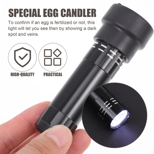 1pc Led Egg Candler Egg Candler Lampe Mirage des oeufs Machine 11