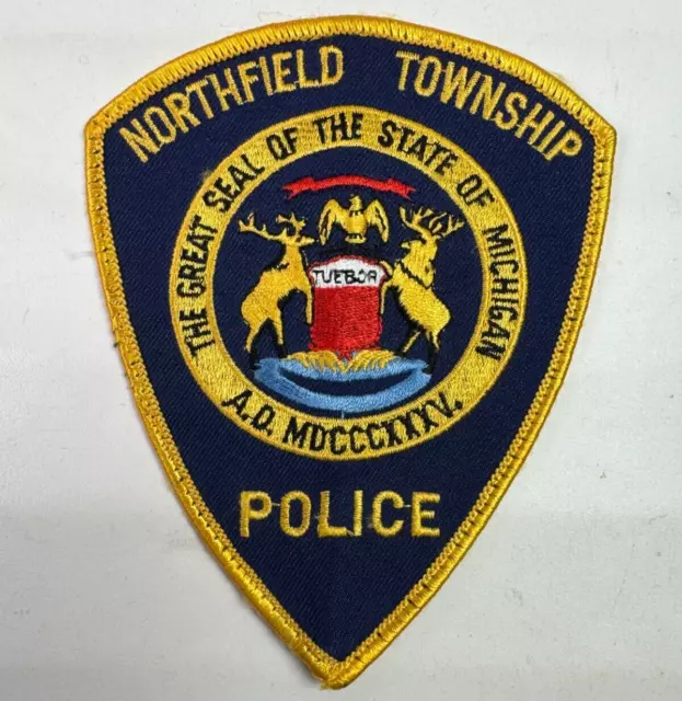 Northfield Township Police Michigan MI Patch D7