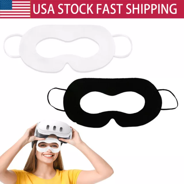 50/100pcs Universal Disposable VR Mask White Non Woven Sanitary Eye Mask