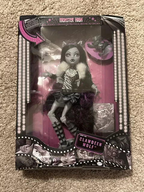 MONSTER HIGH REEL Drama Clawdeen Collectors Doll 2022 *Damaged