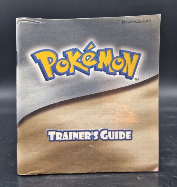 POKÉMON TRAINER'S GUIDE Gold Silver Nintendo Gameboy Color Notice Seule