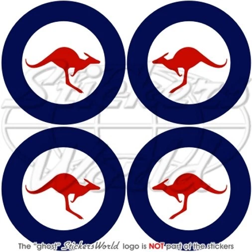 Spanische Luftwaffe Aufkleber (Roundels) – 4 Stück, Je 5,1 Cm, Vinyl, Wetterfest