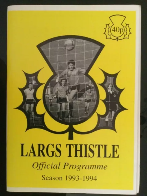 1993 Largs Thistle v Glasgow Rangers Friendly