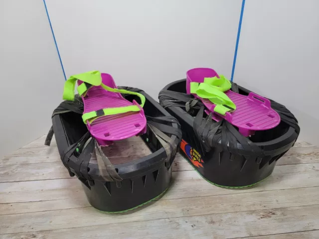 Purple Moon Shoes Vintage Lime Green Straps Bounce Toy Anti